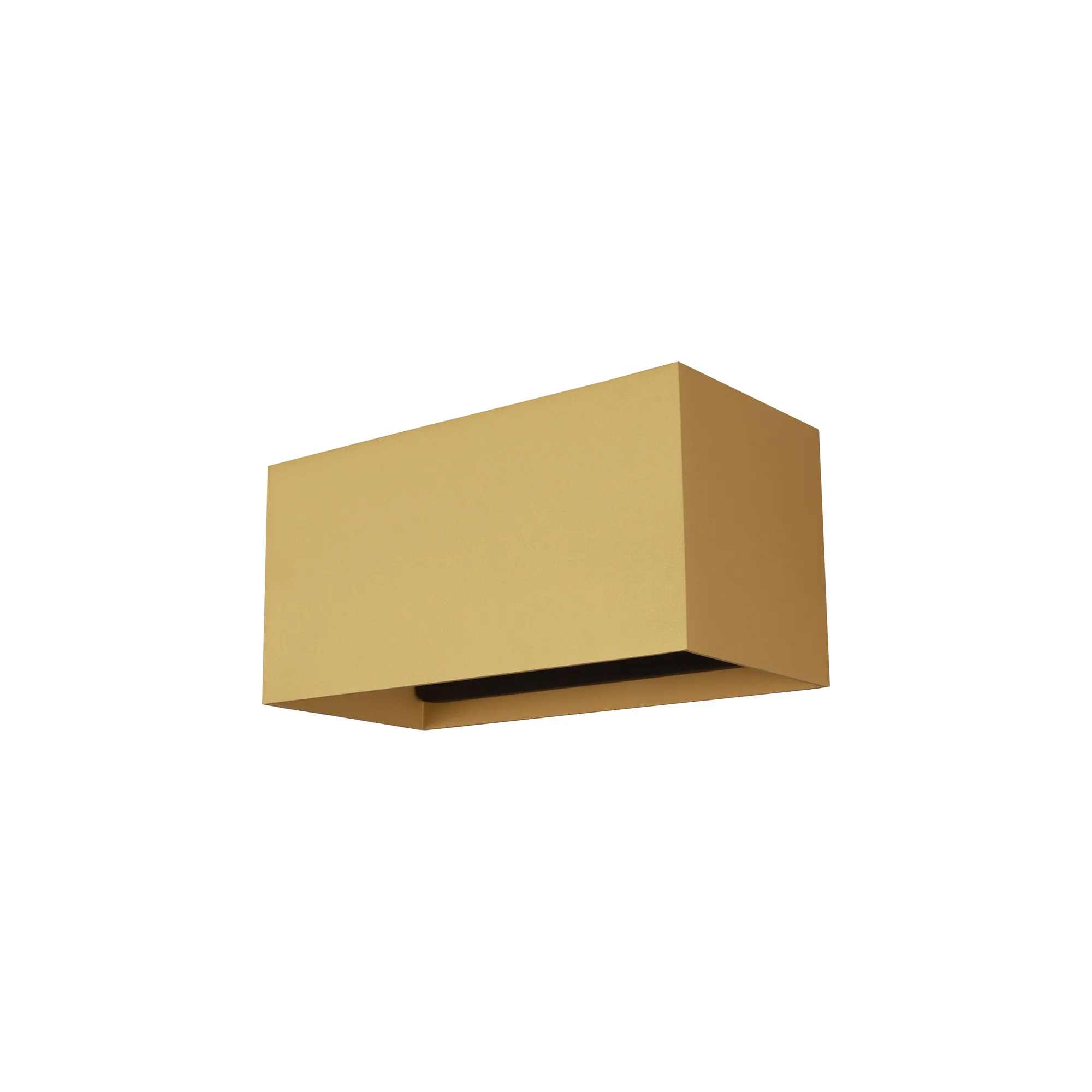 M9227  Davos Rectangle Wall Lamp Dimmable 24W LED 3000K IP54 Gold/Black